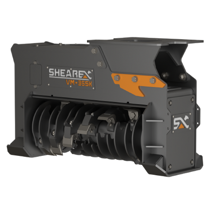 Shearex VM-355K snowblower on a white background