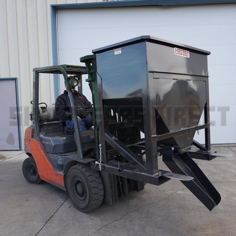 Concrete Hopper - Telehandler & Skid Steer - Haugen Attachments - Skid ...