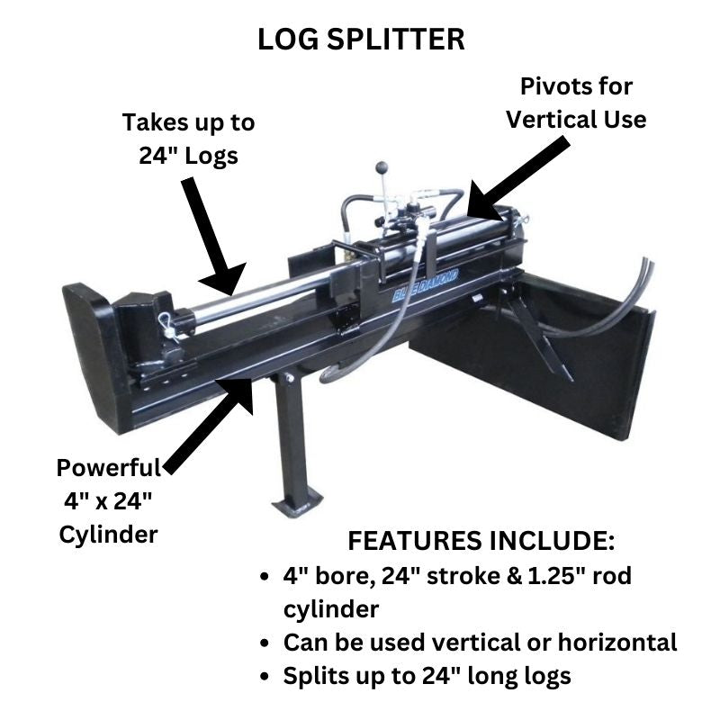 blue diamond log splitter more info