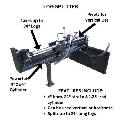 blue diamond log splitter more info