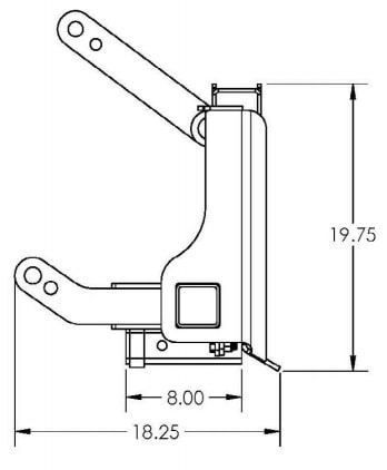 Specs of 3 Point Adapter from Top Dog Attachments