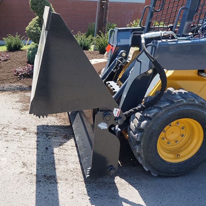 4 in 1 bucket fully opened for demonstration