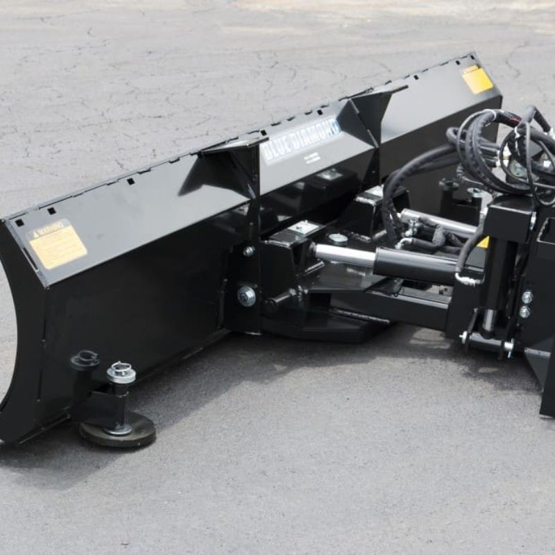 Skid steer hydraulic snow blade