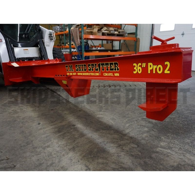 36"-Pro-2-Log-Splitter-Attachment-from-TM-Manufacturing-for-Skid-Steers