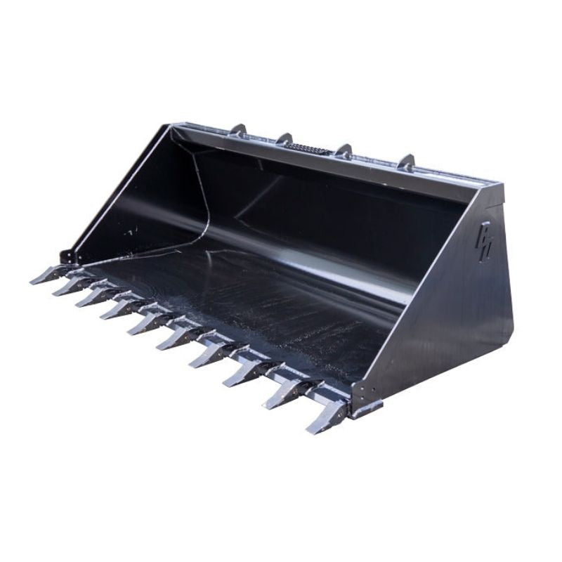 blue diamond high capacity utility bucket with teeth