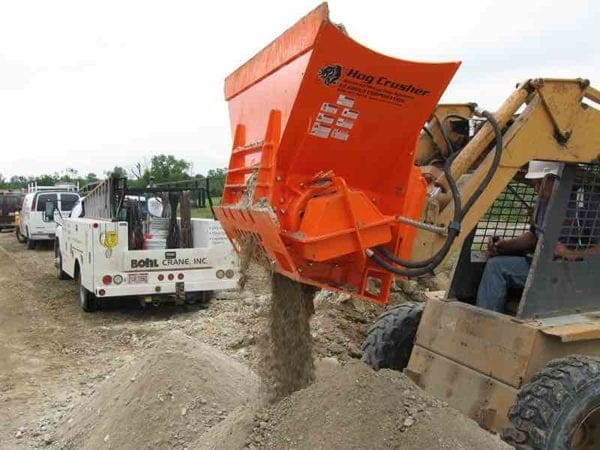 bobcat concrete crusher