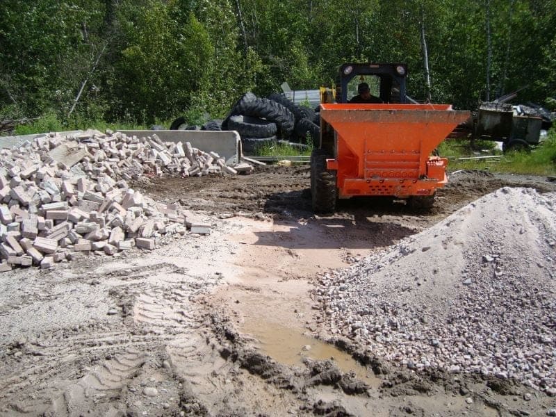 concrete hog crusher attachment from ezg manufacturing ready to action