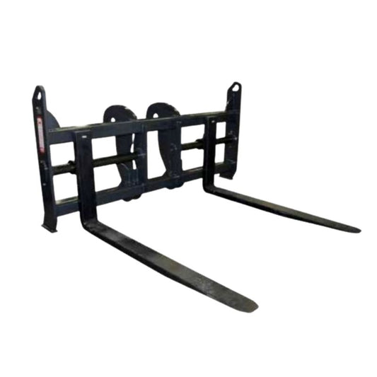 Pallet Forks JRB 416 Quick Coupler from Haugen Attachments