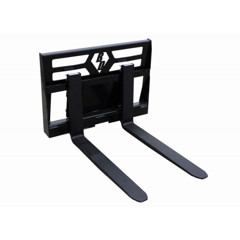 blue diamond low profile pallet forks for mini skid steer