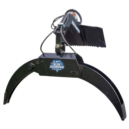 blue diamond mini log grapple for mini skid steers