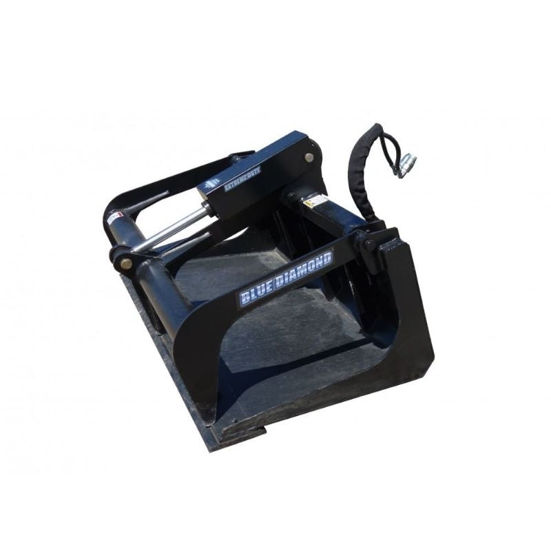 blue diamond grapple bucket for mini skid steer