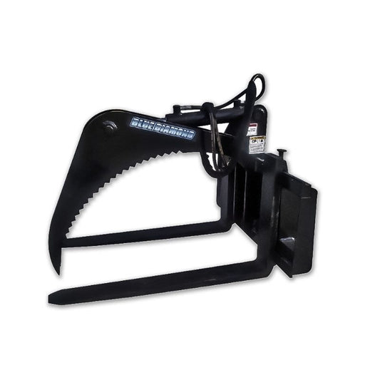 blue diamond fork grapple attachment for mini skid steer