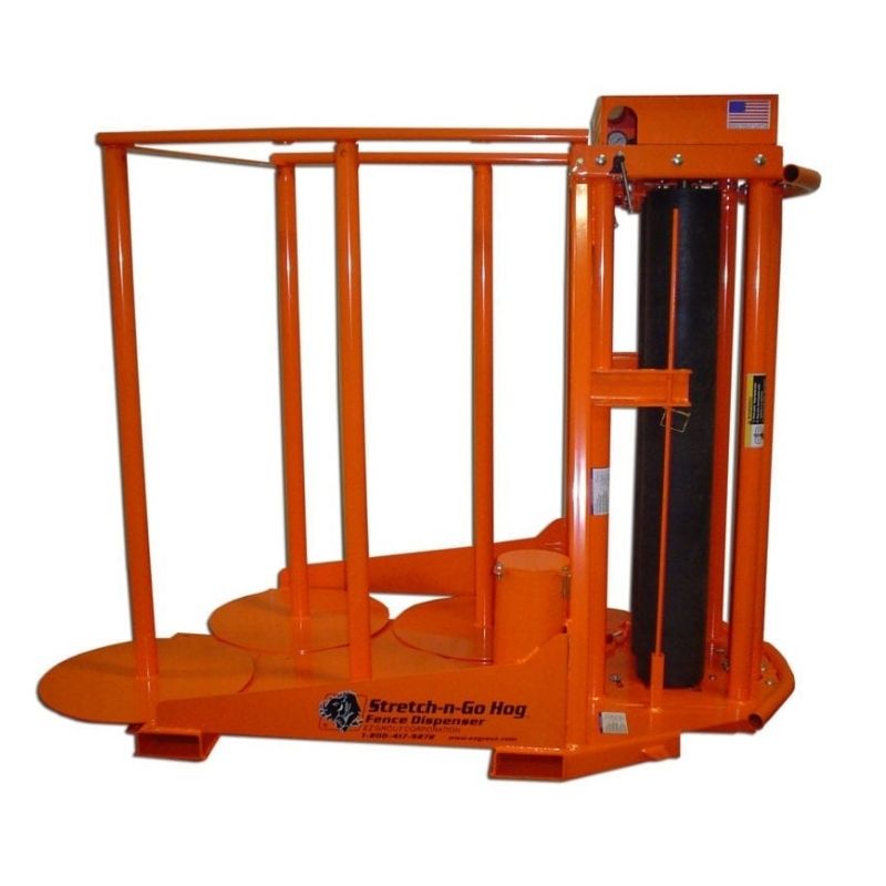 Stretch-N-Go Hog Woven Wire Fence Dispenser from EZG manufacturing