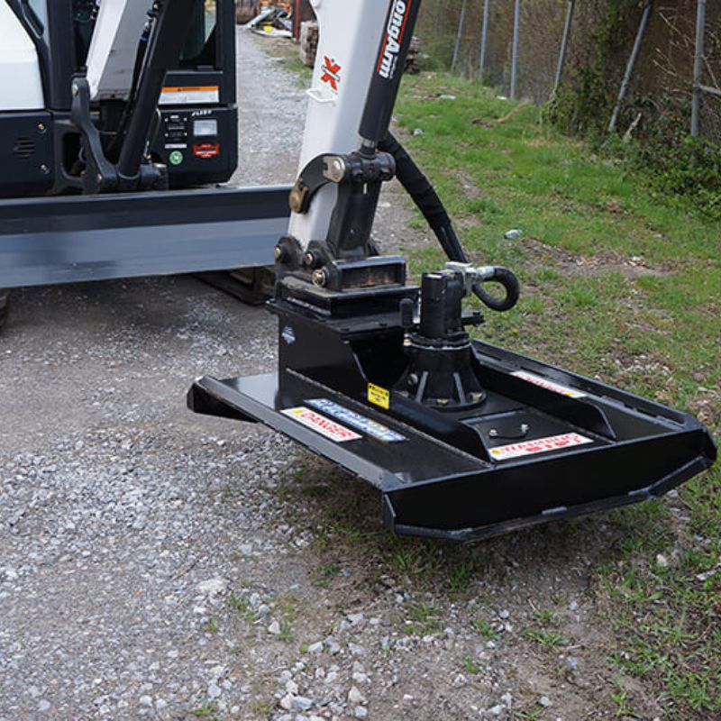 bobcat mini excavator brush cutter