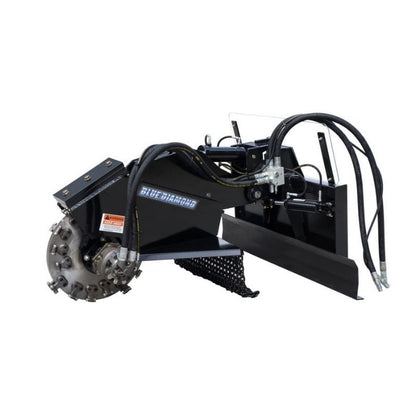 blue diamond stump grinder with swing arm attachment