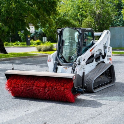 Angle Broom for Skid Steer by McLaren Industries