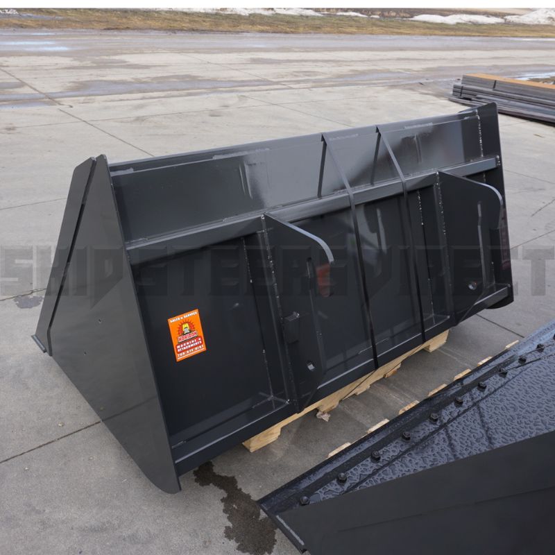 Quick Attach Telehandler Snow Bucket - Haugen Attachments - Skid Steers ...