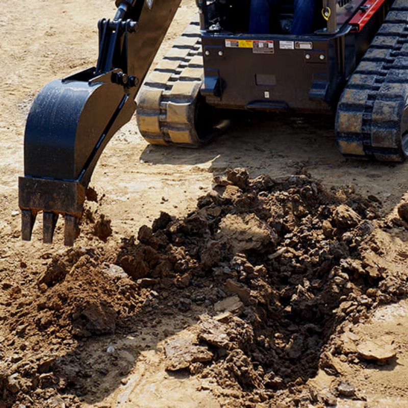 Blue Diamond Backhoe Attachment in Action