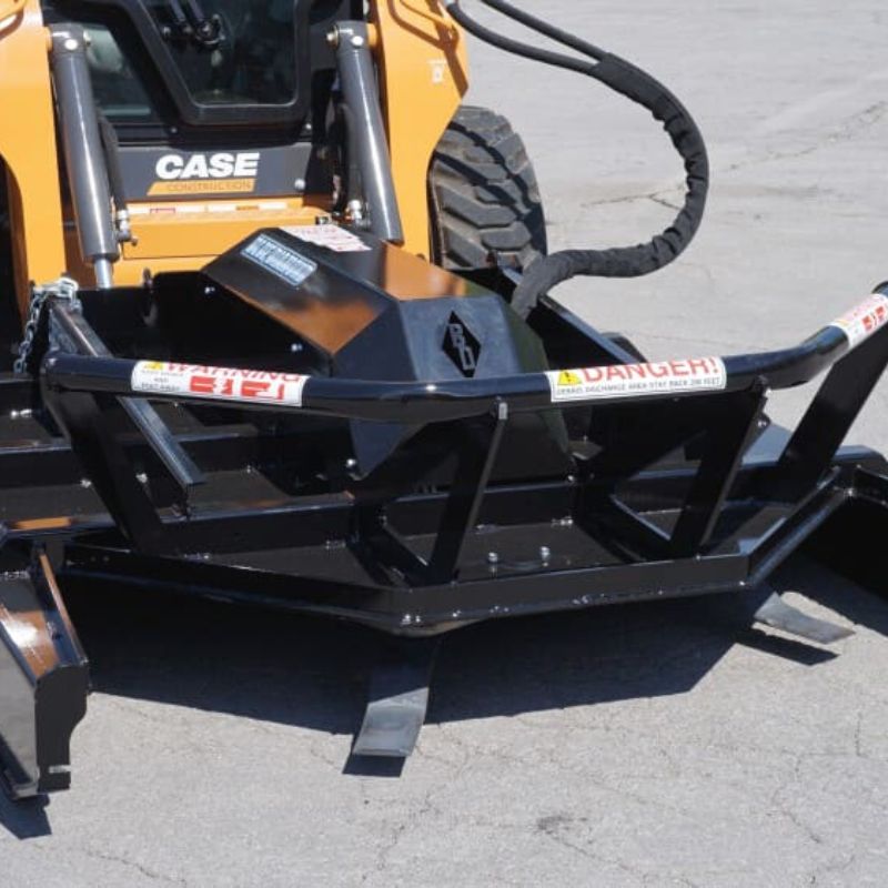 Brush Cutter Extreme Duty Open Front by Blue Diamond on a Case skid steer
