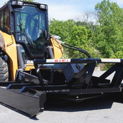 Case skid steer with the Brush Cutter Extreme Duty Open Front by Blue Diamond