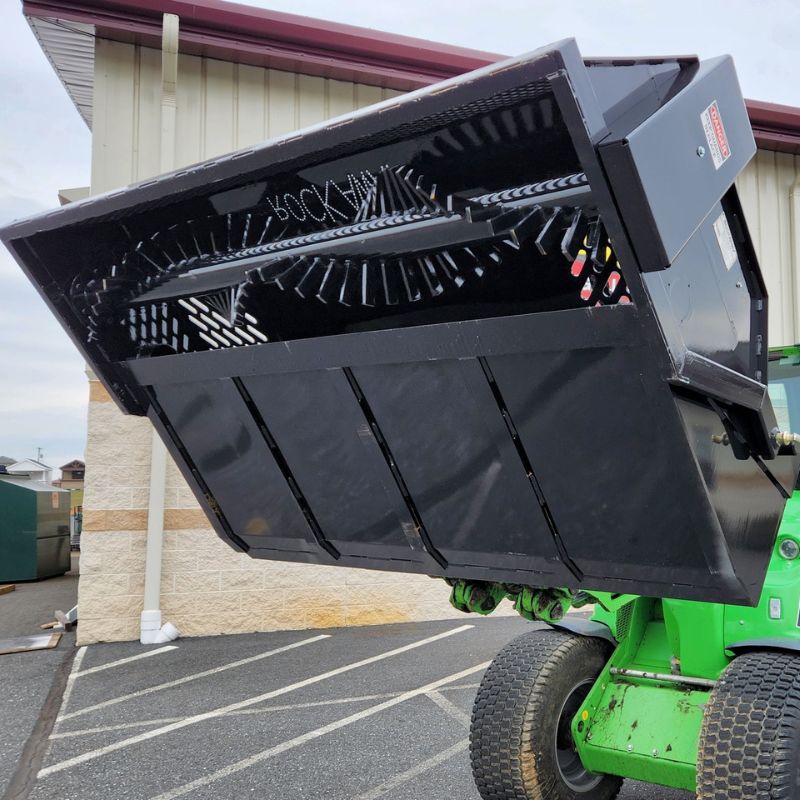 96 Inch Rock Rake Skid Steer Rock Rake Attachment by Rockaway – Skid Steers Direct