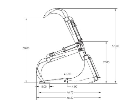 Brush Bucket Grapple |Attachment from Top Dog specs