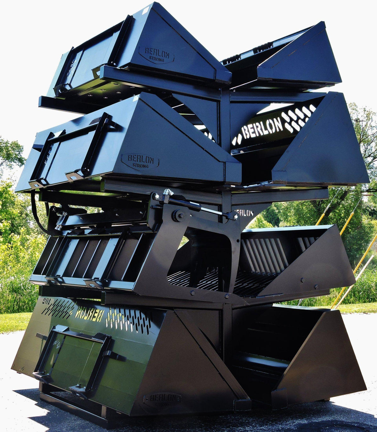Big Bucket Rack Bucket Rack 8 - Skid Steer & Tractor - Berlon Industries - Skid Steers ...