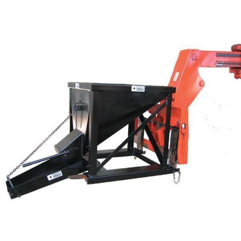 Concrete Hopper Attachment for Telehandler & Skid Steers Skid Steers