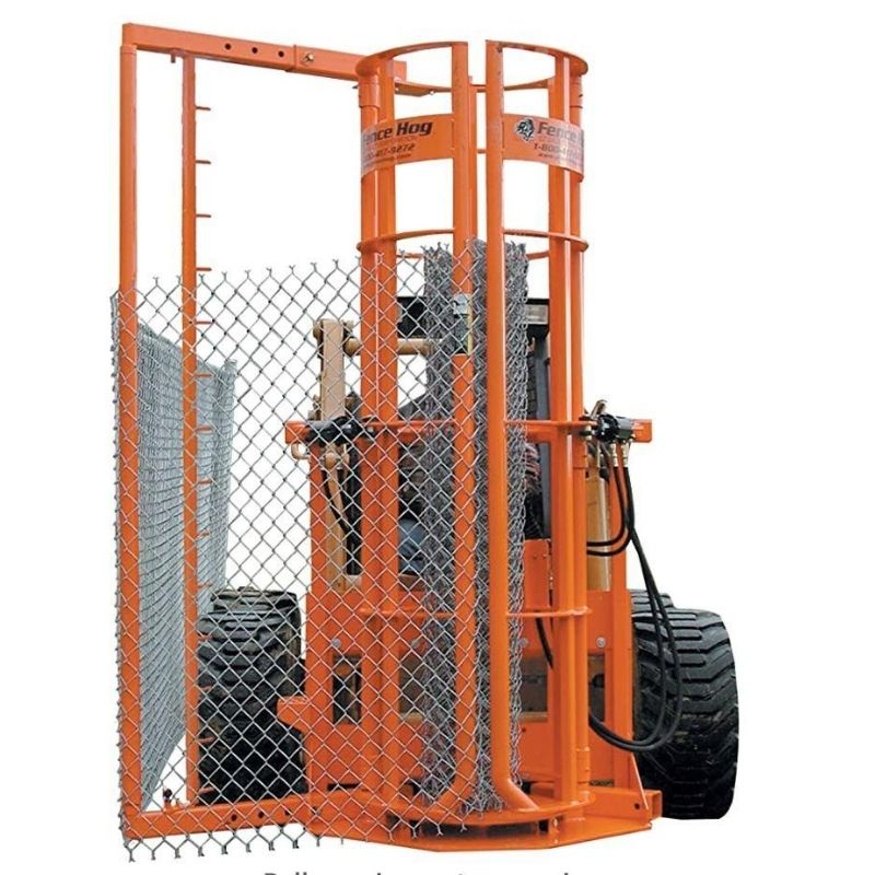 Fence Hog by EZ Grout | Fence Installer Fence Installer EZ Grout 36&quot; Roll Capacity with Chain Link Stretcher