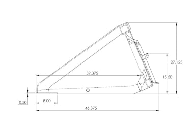 specs of the firewood bucket attachment from top dog