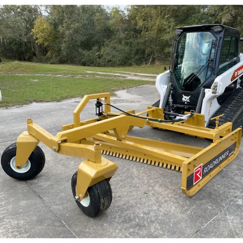 front-wheeled-roadrunner-grader-on-a-bobcat-in-the-field