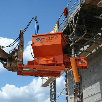 Telehandler with gout hog 