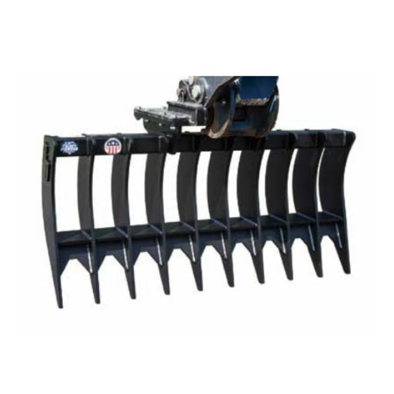 blue diamond heavy duty rake for excavator