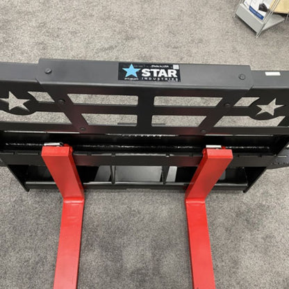 Skid-Steer Forks and Frames by Star Industries from above