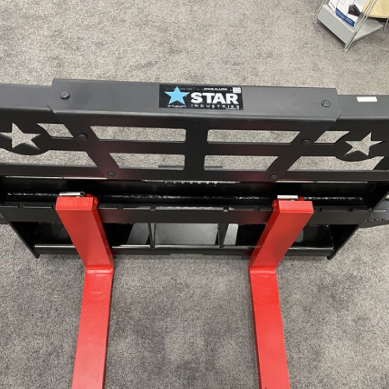 Skid-Steer Forks and Frames by Star Industries from above