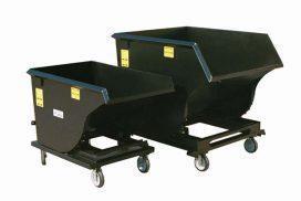 Heavy Duty Self-Dump Hoppers on the ground byStar Industries