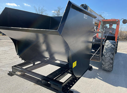 closer look of the Star Industries Heavy Duty Self-Dump Hoppers 