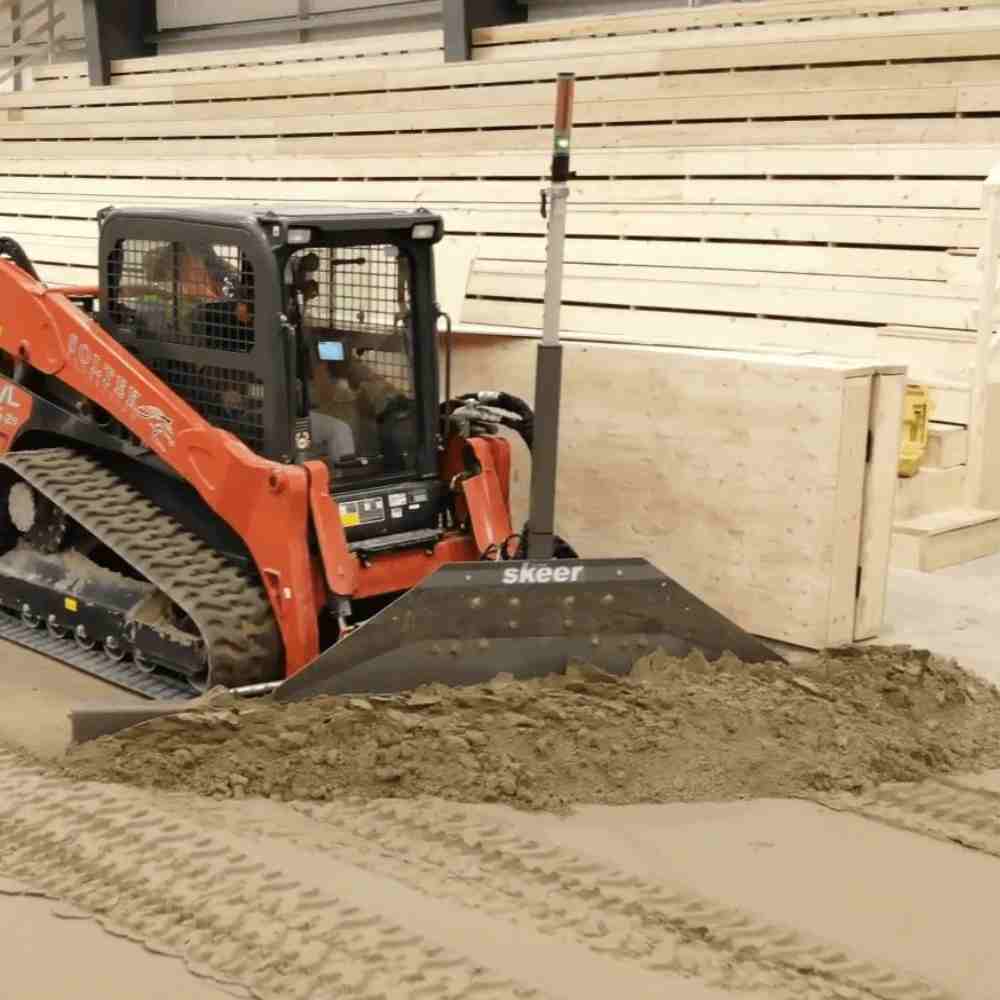 Skid Steer with Machine Control 2D/3D Ready Grader by Skeer System