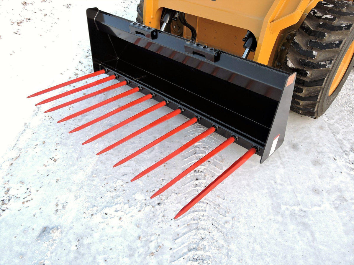 Manhandler Fork Master Tool Manure Fork Attachment | Skid Steers Direct