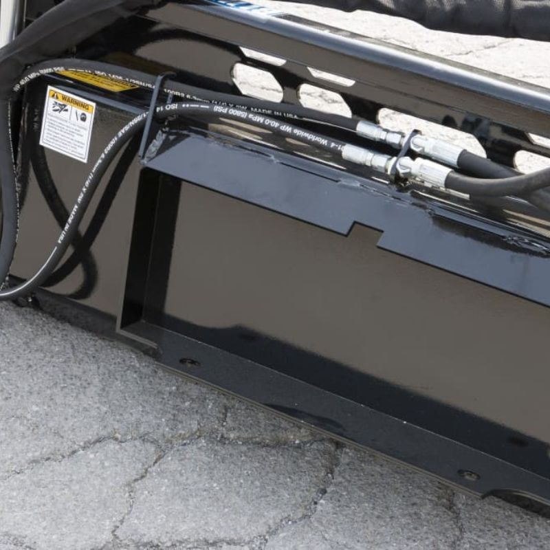 4 in 1 mini skid steer bucket closer view