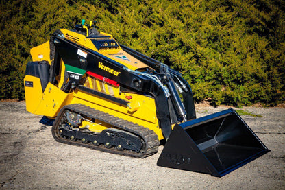 Vemeer Mini Skid Steer with Mini Low Pro Bucket attachment from Berlon Industries 