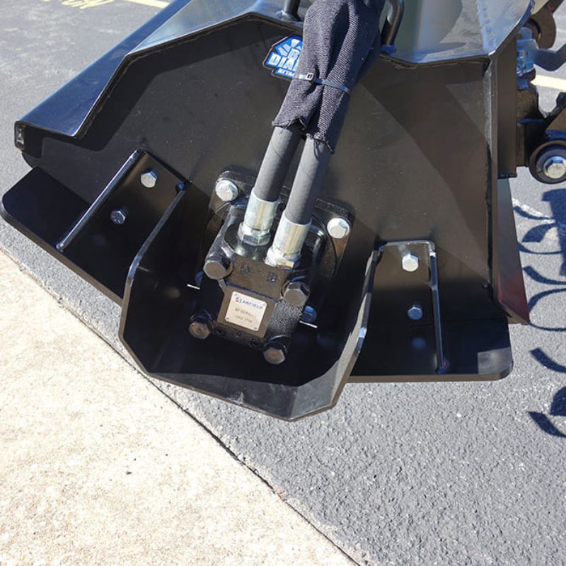 blue diamond mini skid steer rotary tiller attachment