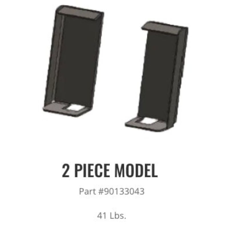 2 piece mounting plates from top dog attachments