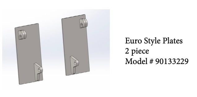 euro-style mounting plates by top dog attachments