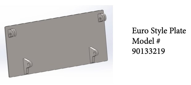 euro-style mounting plate attachment by top dog