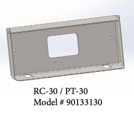 mounting plate rc-30/ pt-30 by top dog attachments