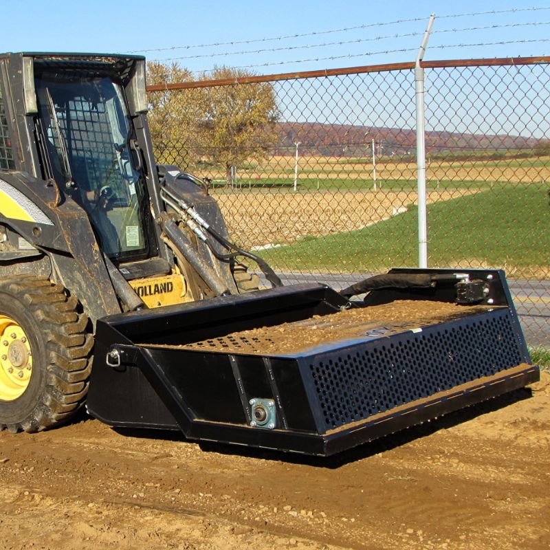 Skid Steer Rock Rake Attachment by Rockaway - Skid Steers Direct