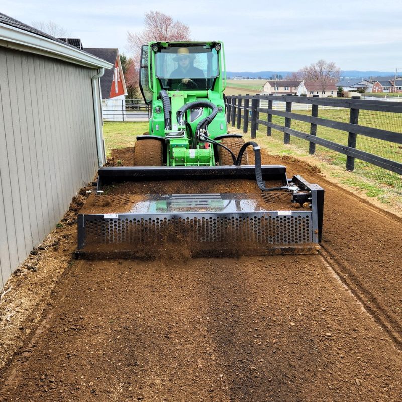 Skid Steer Rock Rake Attachment by Rockaway – Skid Steers Direct
