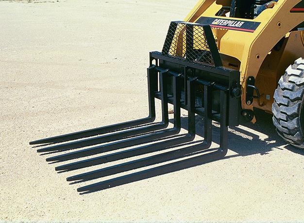 Forks and Frames for Skid Steer on the ground from Star Industries 