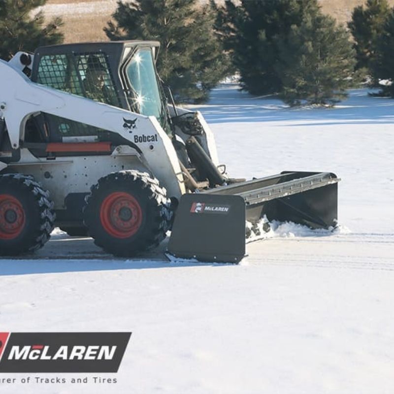 Bobcat Skid Steer Snow Pusher Box by McLaren Industries